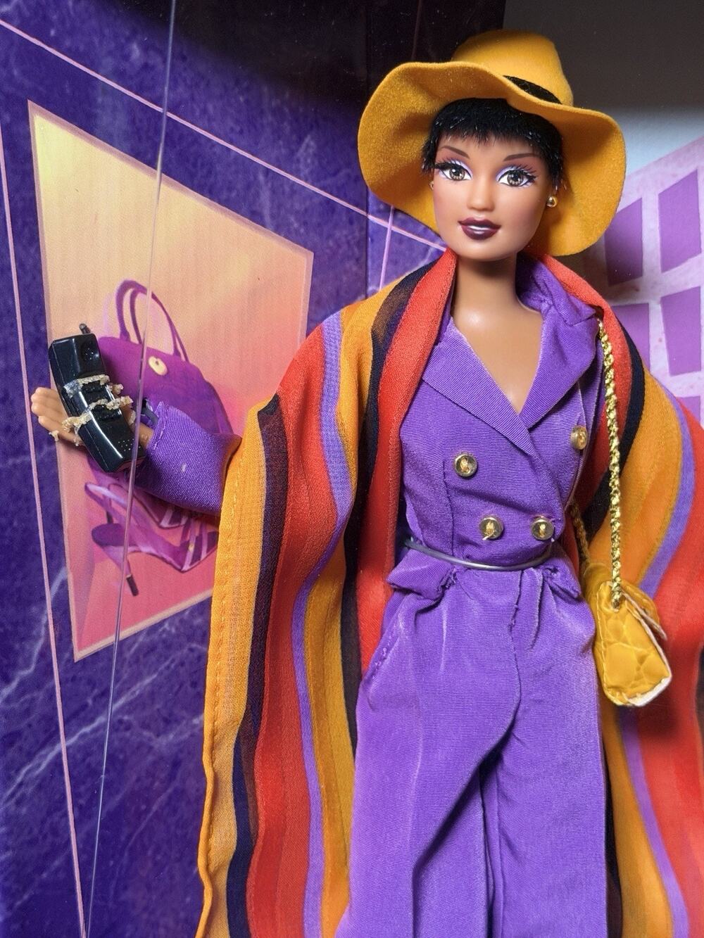 1998 Uptown Chic Barbie Doll African American Fashion Savvy 19632 NIB